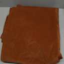 jinchan Velvet Curtain for Living Room, Thermal Insulated Luxury Drape for Bedroom 96 Inch Long, Stylish Soft Privacy Room Darkening Window Treatment Grommet 1 Panel, Caramel