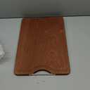 kitchen solid wood cutting board, ebony cutting board, with juice groove, handle, base, double-sided use, suitable for meat, vegetables, cheese, home cooking supplies