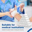 AZEN 50 Pack Gauze Rolls Bandages, 3 in x 4.1 Yards, Premium Medical Supplies & First Aid Supplies, Bandage Wrap Vet Wrap