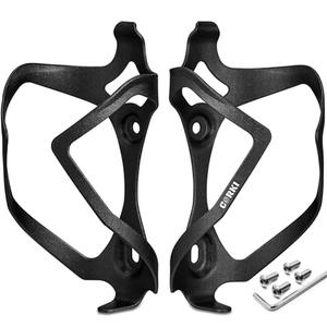 Bike Water Bottle Holder Bicycle Cage for Mountain Road MTB Gravel Adult Bikes Cycling Universal Carrier Rack 1 Pack Aluminum Alloy Ultralight Kettle Drink Accessories Black