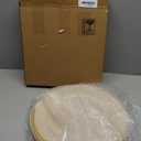 ZEAYEA 12 Pack Gold Charger Plates, 13 Inch Plastic Round Dinner Charger Plates for Wedding Party, Elegant Tabletop Decor