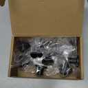 Ravinte 10 Pack Cabinet Knobs Black Kitchen Cabinet Knobs Round Dresser Drawer Pulls Closet Door Pulls 1-1/5 Inch