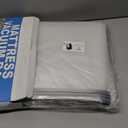 Mattress Vacuum Bag for Moving, Vacuum Seal Mattress Bag for Memory Foam or Inner Spring Mattresses, Compression and Storage for Returns, Leakproof Valve and Double Zip Seal (Queen/Full/Full-XL) (Clear)