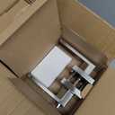 Interior Door Handle Satin Nickel Door Knob Keyless Levers Set (6 Pack), Heavy Duty Privacy Door Handle Lock for Bedroom or Bathroom, Square Door Lock for Left Right Handle Doors