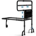 KingPavonini Bed Rails for Elderly Adults Safety ASTM Compliant, 2026 Upgraded Railings for Seniors with 9-Level Adjustable Handles, Stable Bed Cane Hold up to 400 lbs, Storage Bag & Tool-Free