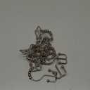 Titanker Shower Curtain Hooks Rings, Rust Resistant Metal Double Glide Shower Hooks Rings for Bathroom Shower Rods Curtains, Set of 12 Hooks - Nickel