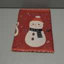 Winter Snowman Kitchen Towels Set of 4 Xmas Snowflake Dish Towels Bar Absorbent Cleaning Tea Towel for Home Dining Restaurants