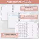 2026 Planner - Planner 2026 from January 2026 - December 2026, Monthly and Weekly Calender with 12 Tabs, 8.5" x 11", Pink