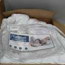 CozyLux California King Comforter Set with Sheets 7 Pieces, White Seersucker Bed in a Bag Cal King Luxury Soft Bedding Sets with Down Alternative Comforter, Sheets, Pillowcases & Shams for All Season