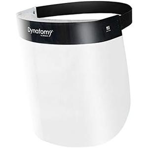 Dynatomy Face Shields, 10-Pack, Made in USA, Full Coverage PPE by D'Addario (DFSM-1-10)