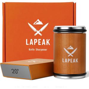 Rolling Knife Sharpener Kit, Knife Sharpener Tool, Knife Sharpening with Diamonds and Ceramic for Steel of Any Hardness, Kitchen, Outdoor & Utility Knives Sharpener with 15 & 20 Magnetic Angle.