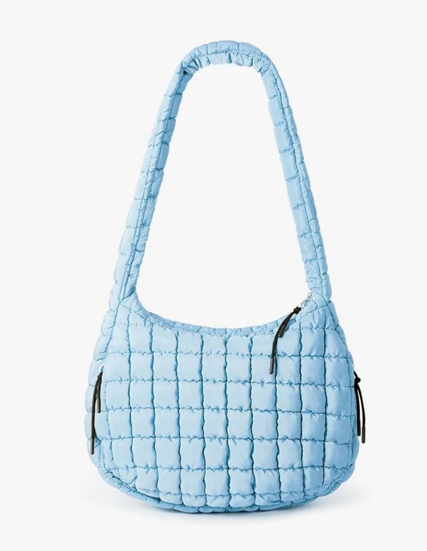 Puffer Tote Bag for Women, Quilted Tote Bag Puffer Bag, Large Quilted Crossbody Bags Carryall Bag, Hobo Bags for Travel