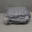 Homemate Electric Heated Blanket Twin Size - 62"x84" Heating Blanket Twin Size 1/2/4/6/8 Hours Auto-Off 10 Heat Level Over-Heat Protection Flannel Sherpa ETL Certification (01 - Light Grey)