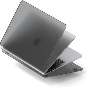 Satechi Eco Hardshell Case Compatible with MacBook Air 13-inch (2025 M4/M3/M2), Slim & Lightweight, Hub-Friendly Design, Dark