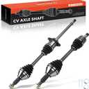 A-Premium Pair (2) Front CV Axle Shaft Assembly Compatible with Nissan Maxima 2009-2014 3.5L, Petrol, Driver & Passenger Side
