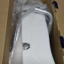 Drive Medical Premium Plastic Raised Toilet Seat with Lock and Padded Armrests, Elongated, Pack of 1