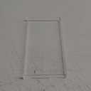 DINGHUO Bathroom Vanity Perfume Tray Acrylic Rectangle Soap Holder for Countertop, Clear Kitchen Sink Organizer for Candle, Jewelry, Keys - 1 Pack