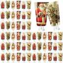 72 Pcs Christmas Hand Cream Bulk Gift Set Retro Christmas Mini Hand Lotion Travel Size Moisturizing Body Cream for Women Homeless Birthday Xmas Gift Stocking Stuffer