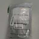 Christmas Shower Curtain with Hooks Silver Xmas Balls Snowflakes Gold Bokeh Spots Winter Holiday New Year Themed Shower Curtain for Bathroom Decorative Waterproof, 72x72 Inch