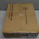 Furologee End Table with Charging Station, Nightstand with Fabric Drawers, Side Tables with USB Ports & Outlets, Night Stand with Storage Shelf & Hooks, for Living Room/Bedroom, White (1 pc(11"D x 14.96"W x 23.6"H))