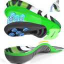 Dynamic Spring Plantar Fasciitis Insoles for Flat Feet, 250 lb Heavy Duty Work Boot Insoles for Men Women, High Arch Support Inserts Women Men, Arch Pain Relief, Shock Absorb, Orthotic, 1 Pair, L