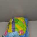 KOOY 6FT Easter Inflatables Outdoor Decoration Inflatable Dinosaur with Two Eggs, Built in LED Lights Blow Up Yard Decoration for Lawn Garden Holiday Party