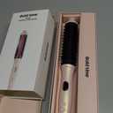 Infrared Thermal Brush 1.65, 100M Negative Ions 2-in-1 Curling & Straightening Round Brush, 6 Heat Settings, Dual Voltage Styler, Lightweight & Quiet, Auto Shut-Off, Elegant Gift Box for Women