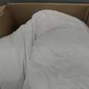 CozyLux King Size Comforter Set White Seersucker 7 Pieces Bed in a Bag King Comforter Set with Sheets, Luxury Soft Bedding Sets with Down Alternative Comforter, Sheets, Pillowcases & Shams All Seasons