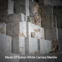 10-Pack Carrara White Marble Pencil Liner Tile, 3/4" x 12" Honed Natural Stone Bullnose Tile Edge Trim Molding for Kitchen Backsplash, Bathroom and Shower Wall