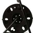 Woods 22849 Metal Extension Cord Reel Stand In Black, Heavy Duty, Quick Snap Together Design, Sturdy and Durable Stand, Easy to Grip Handles, Holds Up To 100 Feet, 14/3 Gauge Cord