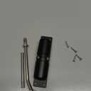 Automatic Door Closer, Zinc Alloy Safety Spring Door Closer Adjustable 30 kg Closing Door Hinge (Black)