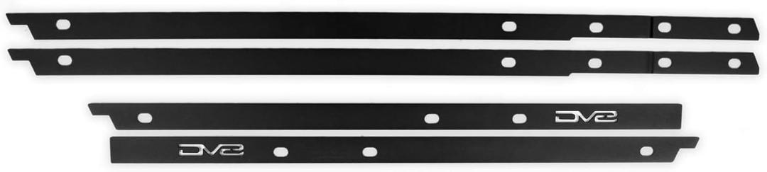 Pinch Weld Covers for 2021-2024 Ford Bronco 4-Door | Covers Up Unsightly Pinch Weld | Bolt-On Installation | Micro-Texture Black Powder Coat | DV8 Offroad