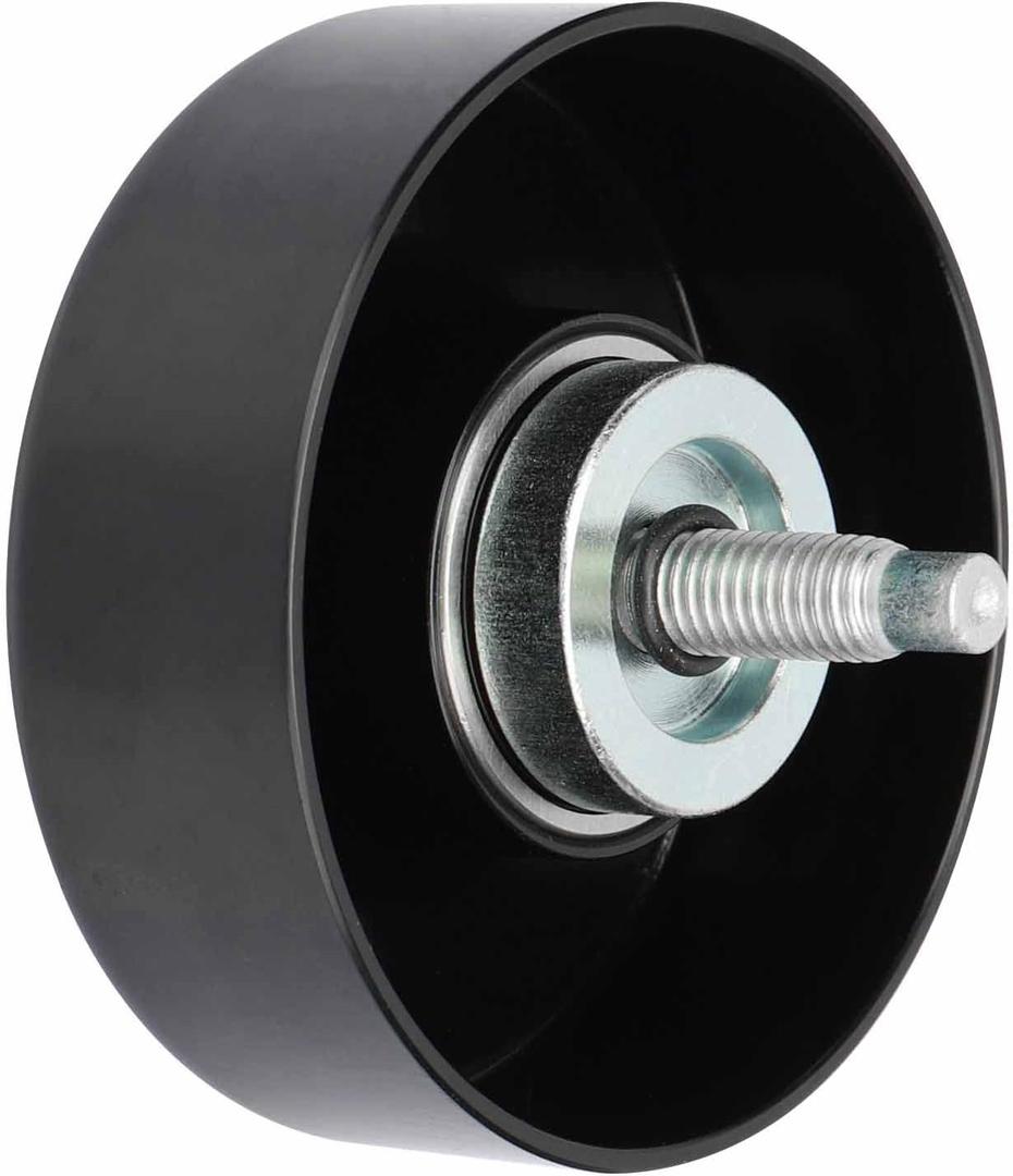 IRONTEK 36299 Belt Tensioner Idler Pulley fit for GMC (2002-2006 Sierra 3500/ 2003-2014 Yukon), for Hummer (2003-2009 H2/ 2008-2010 H3), for Isuzu (2003-2006 Ascender/ 2003-2005 NPR) #12669569