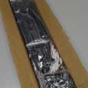 Black Curtain Rods 2 Pack, 5/8 Inch Small Curtain Rods for Windows 30 to 88 Inch Stainless Steel with Brackets Easy to Install for Bedroom Living room Bathroom Kitchen