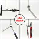 VASTOOLS Telescopic Magnetic Pickup Tool,10LB Magnet Stick, 30" Extendable Magnet with Pocket Clip