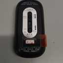 TENMOS Wireless Bluetooth Mouse, LED Slim (Bluetooth 5.1/5.0 + USB) 2.4GHz Rechargeable Silent Bluetooth Wireless Mouse with Type C Adapter for Laptop/MacBook/iPad OS 13 and Above (Matte Black)