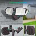 iMaihom 100W Flood Lights Outdoor, 9000LM Ultra Bright LED Flood Light Outdoor, 3 Adjustable Heads Security Lights, IP65 Waterproof Outside Flood Light, 6500K Floodlight for Yard Garage Court (Black)