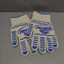 BBQ Gloves, Oven Gloves Original 2 Pack1472 Extreme Heat Resistant, Grilling Gloves Silicone Non-Slip Oven Mitts, Kitchen Gloves for BBQ, Grilling, Cooking, Baking (White)