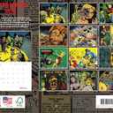 Retro Horror Calendar 2026 Classic Monsters Monthly Wall Calender 12 Month | American Made In The USA