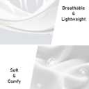 Women's Short Sleeve Workout Tops Moisture Wicking Cooling Shirts UV Protection Quick Dry Athletic Activewear (Medium, White)