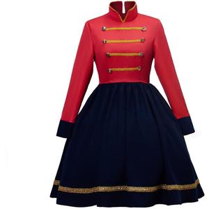 Women's Nutcracker Costume Christmas Toy Soldier Cosplay Costume Uniform Dress (X-Large)