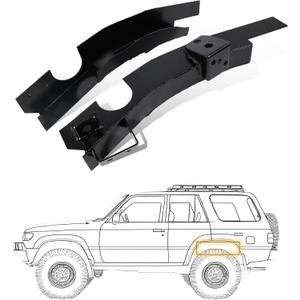Mountainpeak Rear Frame Rust Repair Fit for 1996-2002 Toyota 4-Runner 3rd Gen Frame Repair Kit