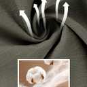 Womens Summer Linen Shirts Casual Button Down 2026 Long Sleeve Cotton Top Blouse Shirt with Pocket (XXL)