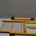 Sakugi Clothes Rack - Clothing Rack with Storage Mesh Shelf & Casters, Heavy-Duty Metal Clothing Rack for Hanging Clothes, Dresses, Coats, Large Load Capacity, Easy Assembly, Gold, 28.0"x16.9"x59.0"