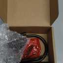 KAMANINA Curtain Tiebacks, Vintage Bronze Curtain Holdbacks with Square Finial, Curtain Hooks for Wall Drapes Tie Back Home Window Decor, Curtain Holders for Living Room (1 Pair/2 Pack)