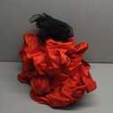 Willyacos Tudor Queen Anne Boleyn Costume Dress Renaissance Elizabethan Tudor Costume Women Ball Gown with Headpiece (Medium, Red)