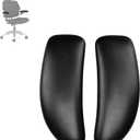MingYi.office Vinyl Arm Pads Caps for Humanscale Freedom Office Chair, Only Available for Standard Arm (Height Adjustable), Can Not Fit The Advanced Arm, Black, 1 Pair.