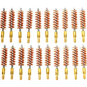 Bronze Bore Brushes - Premium Quality Bore Brushes for Cleaning and Maintenance of Pistols and Rifles (38Cal Ptl, 20pack) Bronze Bore Brushes - Premium Quality Bore Brushes for Cleaning and Maintenance of Pistols and Rifles (38Cal Ptl, 20pack)
