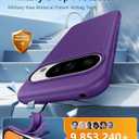 FNTCASE for Google Pixel 10-Pro-XL Case: Pixel 9 Pro XL Shockproof Protective Lightweight Duty Cell Phone Cover Rugged with Non Slip Textured Back - Military Protection Bumper Tough, Purple