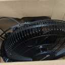 COMFORT ZONE 12 inch Table Fan with Adjustable Tilt, Wide Area Oscillation, Quiet Air Circulator Fan For Bedroom, 3 Speed Desktop Fan for Home Office, Push Button Controls, Black